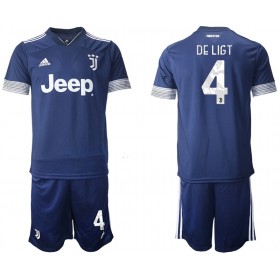 Fußballtrikots Juventus Matthijs de Ligt 4 Kinder 2020-2021 Kurzarm Auswärts-trikot kaufen